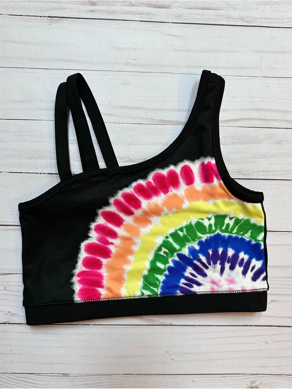 Justice Tie Dye Sports Bra (size 7/8)